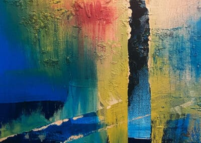 Fine art painting detail of Il Fosforo painting by Saïd at saïdplusart.com in Washington DC.