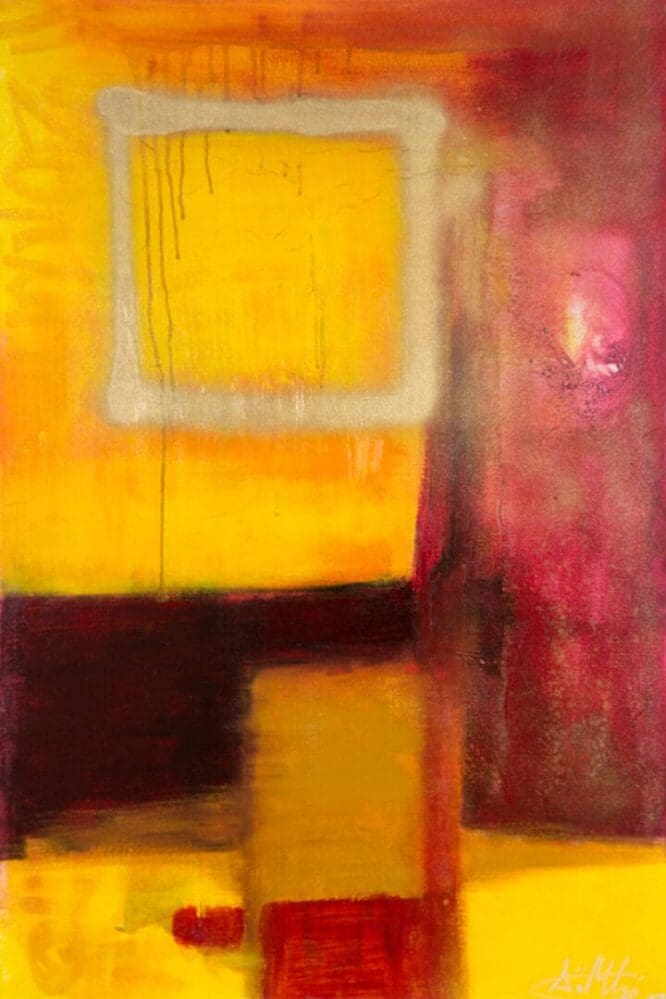 Geometria Organica original fine art painting by Said Martinez Calderon at saïd + art.