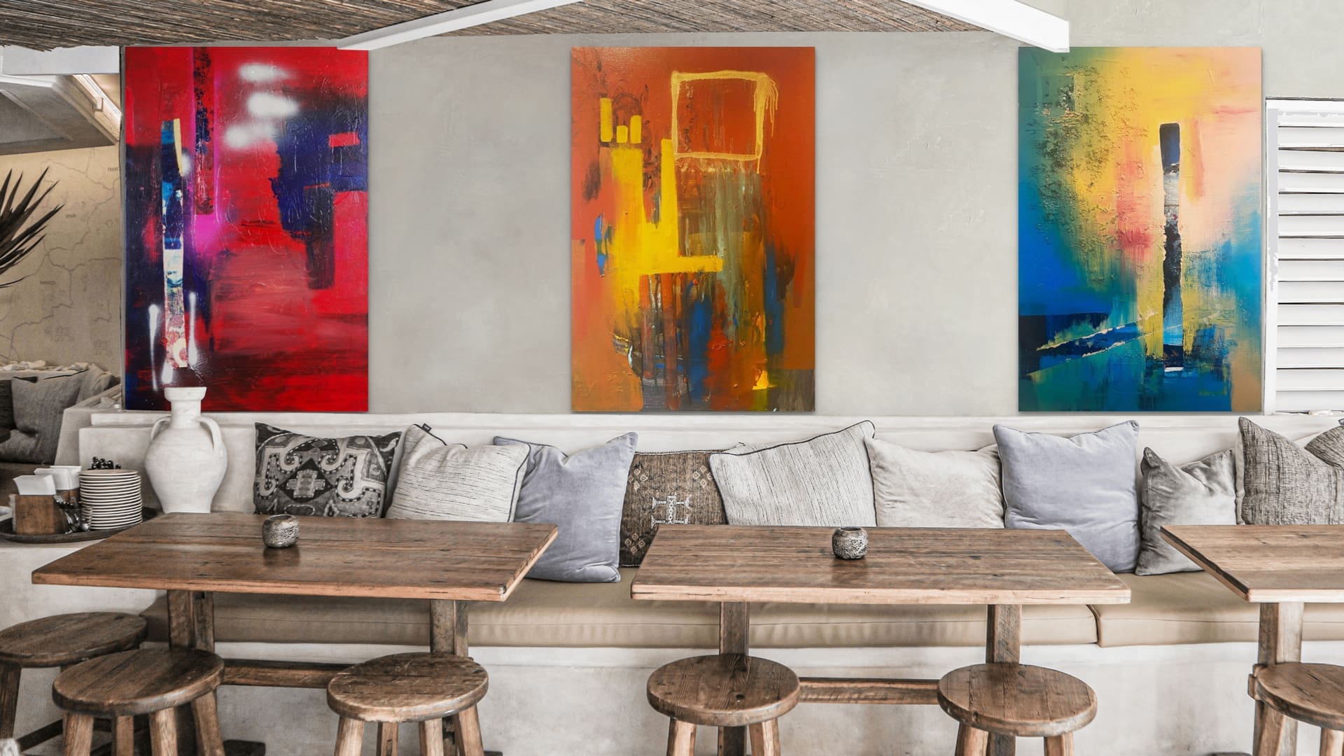 Saïd Abstract Expressionist Art for Sale in Washington DC.
