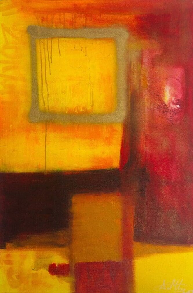 Geometria Organica original fine art painting by Said Martinez Calderon at saïd + art.
